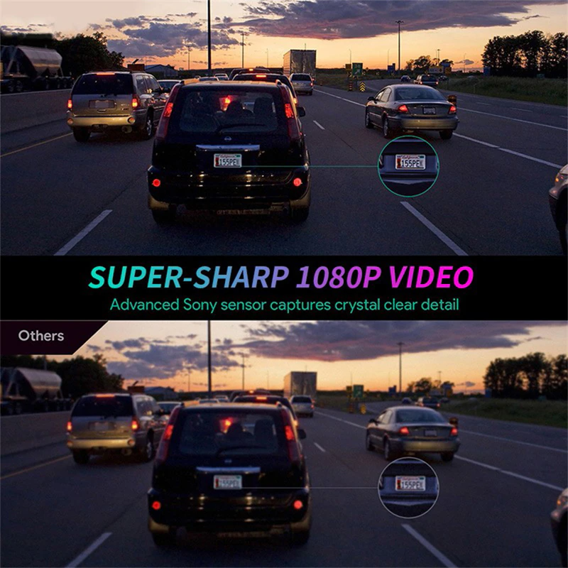 170° WiFi Dash Cam Recorder Car Camera HD 1080P Car DVR Vehicle Video ...